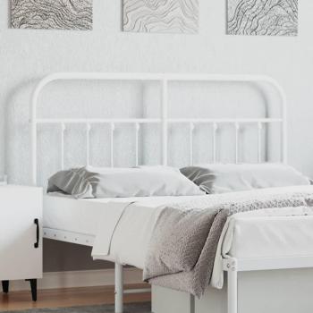 Cabecero de Metal Blanco 135 cm