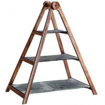 Villeroy & Boch Artesano Original 3 Tier Traystand, Brown, Wood/Slate