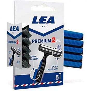 Lea Premium 2 Blade Disposable Razors 1pack with 5pcs
