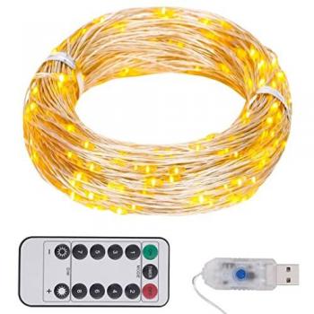 vidaXL LED String Lights - 300 LEDs, Warm White, 30 meters