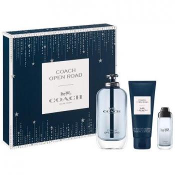 Coach Open Road 2023 Men's Fragrance Gift Set: 100ml Eau de Toilette, 100ml Shower Gel, 15ml Eau de Toilette