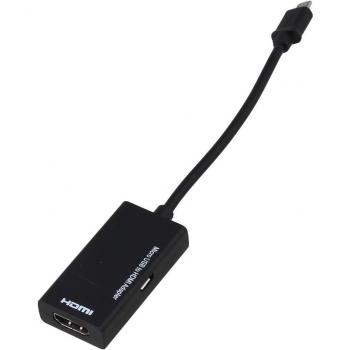 cnbtr MHL Micro USB a HDMI cable adaptador HD TV HDTV celular teléfono móvil