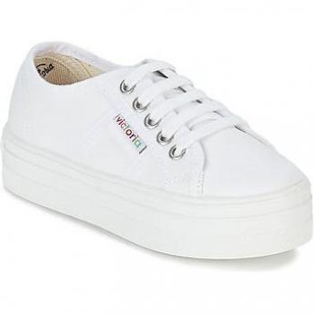 Zapatillas de lona de niña con plataforma
