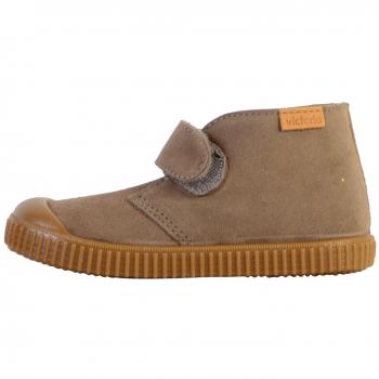 Victoria 1915 Safari Suede Ankle Boots with Velcro Strap for Kids