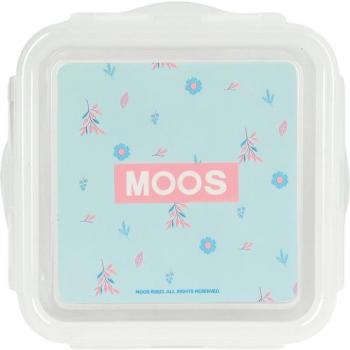 Fiambrera Moos 'Garden' Safta - Porta Comidas Compacto con Aislamiento Superior, Diseño Moderno y Licencia Oficial, Alta Durabilidad, Dimensiones 13x7.5x13