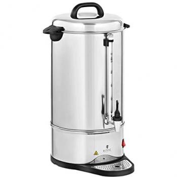Cafetera Profesional de Hostelería 15 L - Royal Catering, Acero Inoxidable, 1550W