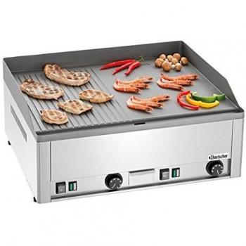 Plancha eléctrica GDP 650E, lisa/rayado, 6 kW - Bartscher 370036