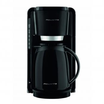 Rowenta Adagio CT3808 Cafetera De Goteo Con Jarra Térmica, 850 W, 1.25 Litros, Acero Inoxidable, Negro