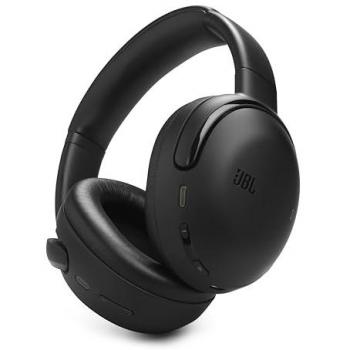 Auriculares Bluetooth JBL Tour One M3 con Cancelación de Ruido Activa, Sonido Spatial 360, 70h de Batería, Ajuste Cómodo - Negro