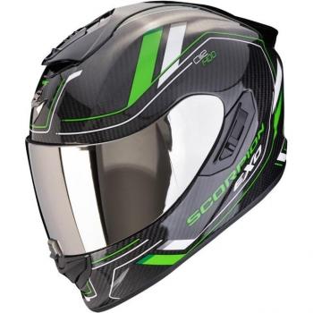 Scorpion Casco Integral Exo-1400 Evo II Carbon Air Mirage - Negro Verde (L)