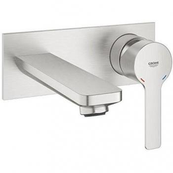 Grifo de lavabo Grohe Lineare M 153 mm parte exterior Supersteel