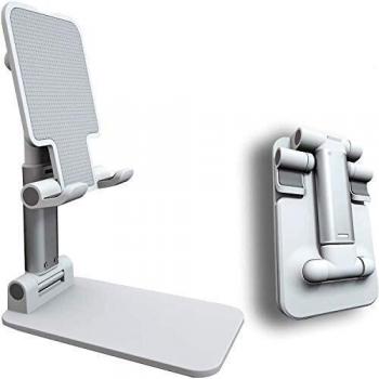 Soporte para teléfono Ajustable, Soporte para Tableta Plegable ZHIKE Soporte para teléfono móvil para Escritorio Compatible con Samsung iPad iPhone Todos los teléfonos Inteligentes