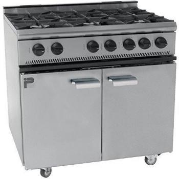 Parry p6bo/N Natural Gas Horno Rango quemador de, 6