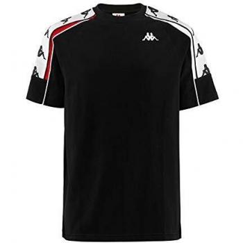 Kappa Arset 222 Banda Camiseta, Hombre, Negro, XL