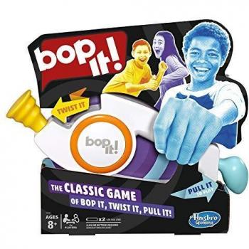 Juego Electrónico Bop It! de Hasbro - Diversión para Niños a Partir de 8 Años, Juega Solo o en Fiesta, Ideal para Amantes de Juegos de Destreza Clásicos