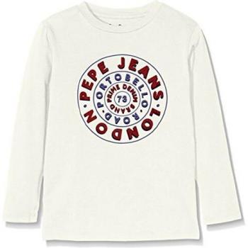 Pepe Jeans Jesus JR PB501324 Top de Manga Larga, Blanco