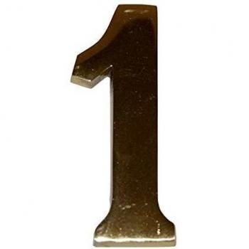 7849D1 - Numero Latón 10 Cm Nº 1 Ehl