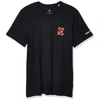 adidas 5.10 Logo T Camiseta, Hombre, Negro, S