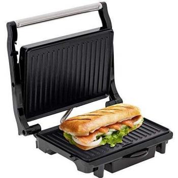 Camry CR-3044 Grill Eléctrico 2100W con Bandeja para Hamburguesas, Pollo, Filete, Verduras y Queso - Negro