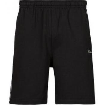 Lacoste - Pantalón corto de hombre jogger de felpa con raya del logo Short GH7397