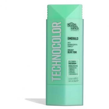 Bondi Sands Technocolor Emerald 1 Hour Express Self-Tanning Face Serum, Easy Application, Enriched with Vitamin C & Chamomile - 50 ml