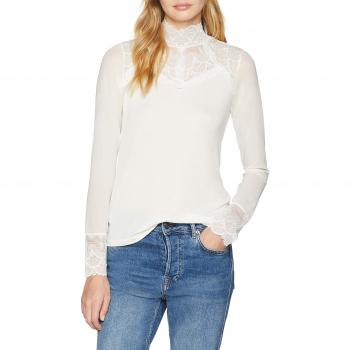 MOLLY BRACKEN Ladies Knitted UNDERSWEATER, Jersey para Mujer, Blanc Offwhite, Small