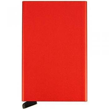 Secrid Cardprotector Red - RFID Blocking Aluminum Wallet