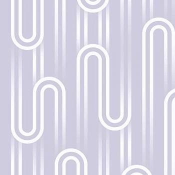 Ups n Downs Lavender Matte Non Woven Removable Paste the Wall Wallpaper