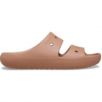 Crocs - Sandalias unisex Classic Sandal v2 U Dorado