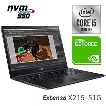 Acer Extensa 15 EX215-51G Negro - 15.6 - 1920x1080 - Intel Core i5-8GB - 512GB SSD - NVIDIA GeFor