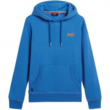 Superdry Men's Essential Logo Hoodie Monaco Blue