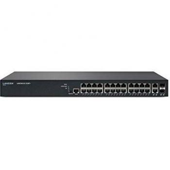 LANCOM GS-2326P+, Conmutador de Capa 2, 24 Puertos GE PoE según IEEE 802.3af/at con 185 W, 2 Puertos Combinados
