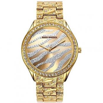 Mark Maddox MM6006-20 - Reloj, impermeable, 30m, color dorado