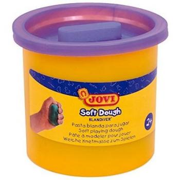 Jovi Soft Dough Blandiver, Estuche de 5 Botes, 110 g, Color Violeta