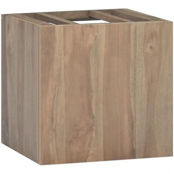 vidaXL Wall-mounted Bathroom Cabinet 46x25.5x40 cm Solid Wood Teak