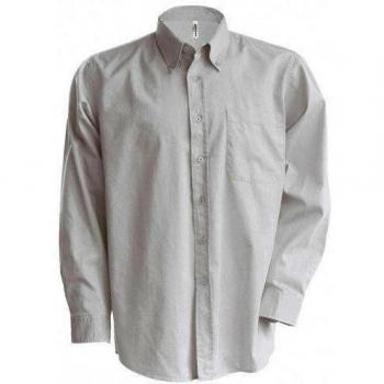 Kariban - Camisa Manga Larga Modelo Oxford Cuidado fácil