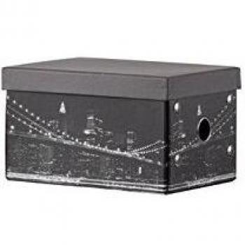 Desconocido B and B Caja Cartón Rectangular New York, Pequeña, Compuesto, Multicolor, Talla Unica