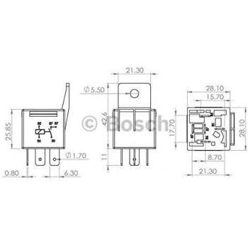 Relé Multifuncional BOSCH 0 986 AH0 253