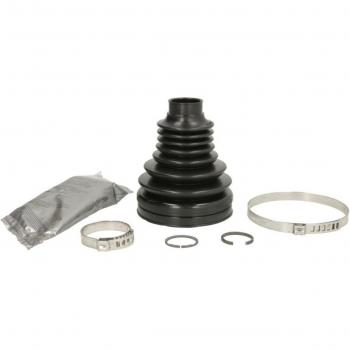 Kit de fuelles para eje de transmisión SPIDAN 36055, incluye fuelles de goma, abrazaderas metálicas, compatible con vehículos específicos, resistente a altas temperaturas y condiciones adversas