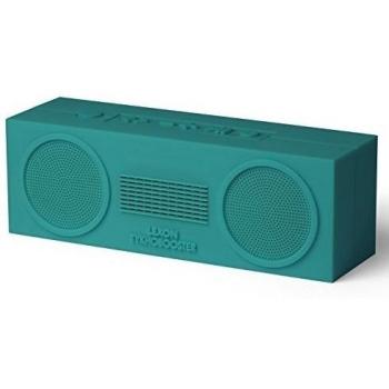 Lexon LA101V5 TYKHO Booster - Altavoz Bluetooth Recargable, Color Azul y Verde