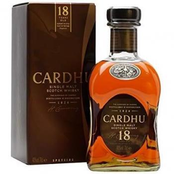 Whisky Cardhu de 18 Años en Botella de 70cl
