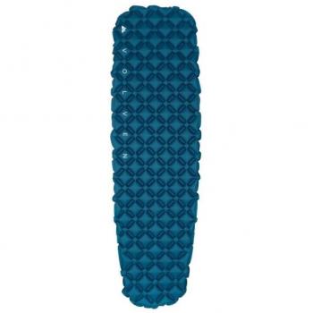Colchón inflable Volven Air Comfort - Niebieski/Azul, material resistente, diseño ergonómico, fácil de inflar y desinflar, tamaño doble, ideal para camping y uso en casa