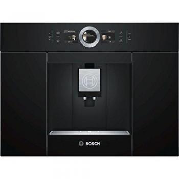 Cafetera Automática Expresso Bosch CTL636EB6 - Robot de café espresso negro incorporado de 19 bares, capacidad de 2,4 L, molinillo integrado, color negro, potencia de 1600 W, material