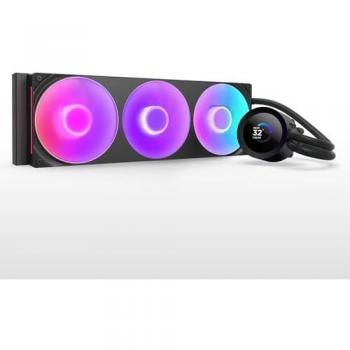 NZXT Kraken Plus 360 V2 RGB AIO Liquid Cooler - Black with Customizable LCD