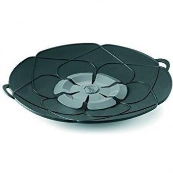 IBILI Tapa ANTIDERRAME 29 CM Protección antisalpicaduras, Silicona, Negro, 32 x 48 x 3 cm