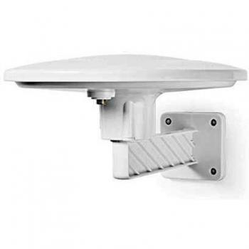 Outdoor HDTV Antenna | Active | Connector Type: F-Connector | FM/UHF/VHF | Reception Range: 0-50 km | LTE700 | Gain: 28 dB | White