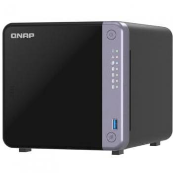 QNAP TS-432X-4G - NAS de almacenamiento en torre, 4 bahías, procesador AL-524 de 4 núcleos a 2.0GHz, 4GB DDR4 (máx. 16