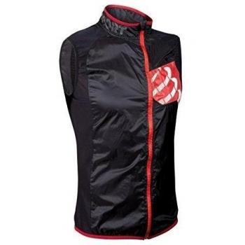 TRAIL HURRICANE VEST BLACK gilet antivento traspirante M