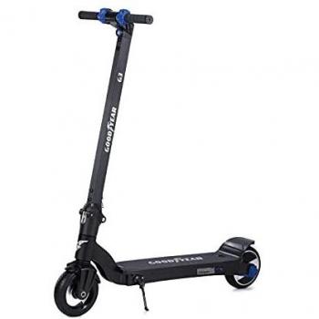 GOODYEAR Scooter eléctrico para Adultos y niños a Partir 12 años G3 350W. Autonomía 6km aproximada. Velocidad máxima 20km/h. Ruedas sólidas Anti-pinchazos Tubeless de 6.5’’