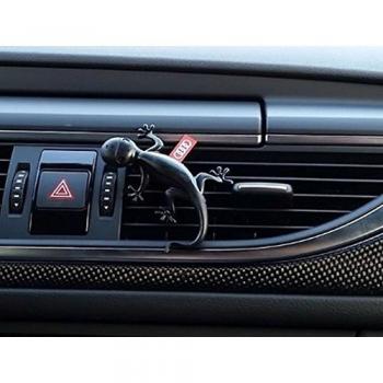 Audi 000087009D - Ambientador de Coche, Color Negro